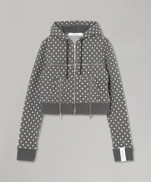 Broken Zip-Up Hoodie-rokh-Forget-me-nots Online Store