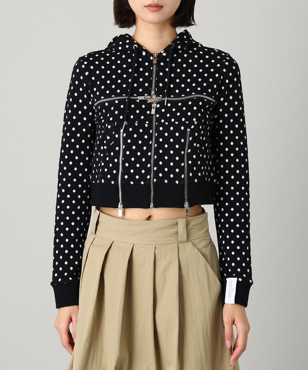 Broken Zip-Up Hoodie-rokh-Forget-me-nots Online Store