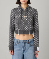 Broken Zip-Up Hoodie-rokh-Forget-me-nots Online Store