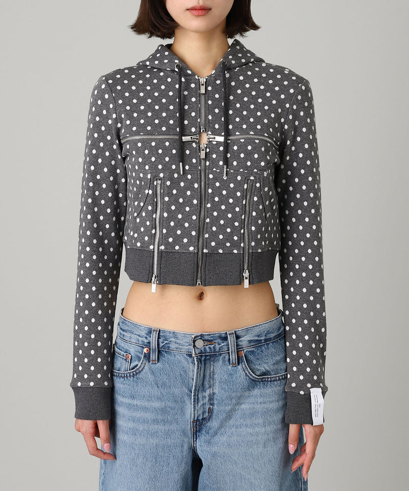 Broken Zip-Up Hoodie-rokh-Forget-me-nots Online Store