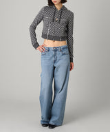 Broken Zip-Up Hoodie-rokh-Forget-me-nots Online Store