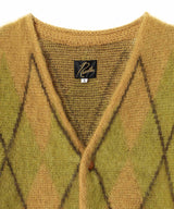 Mohair Cardigan - Argyle-Needles-Forget-me-nots Online Store