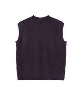 Mohair Knit Vest - Solid-Needles-Forget-me-nots Online Store