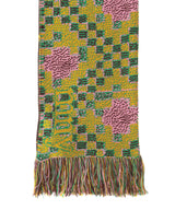 Yellow Pattern Scarf-MONTMARTRE NEW YORK-Forget-me-nots Online Store