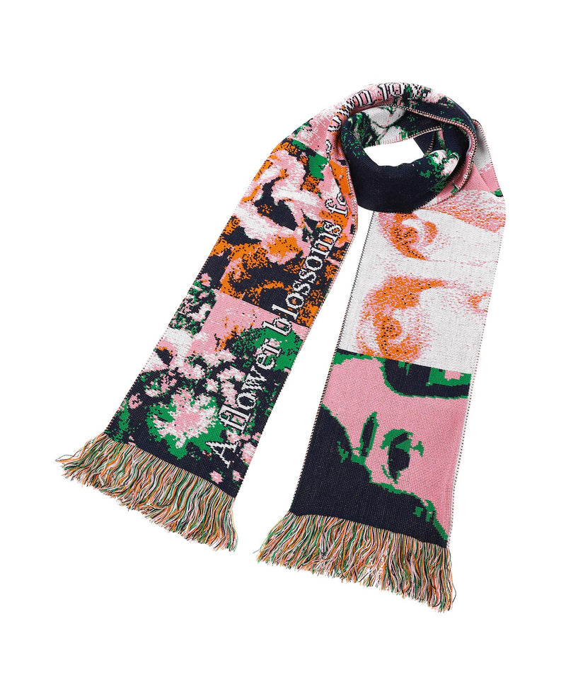 Pink Oeil Scarf-MONTMARTRE NEW YORK-Forget-me-nots Online Store