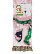 Pink Oeil Scarf-MONTMARTRE NEW YORK-Forget-me-nots Online Store