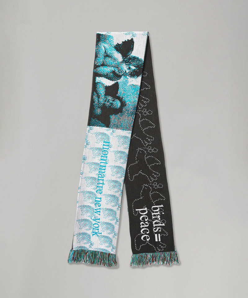 Blue Emotion Scarf-MONTMARTRE NEW YORK-Forget-me-nots Online Store