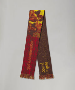 Red Emotion Scarf-MONTMARTRE NEW YORK-Forget-me-nots Online Store