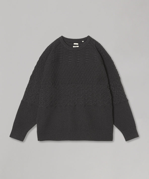 Crew Neck Sweater-nanamica-Forget-me-nots Online Store