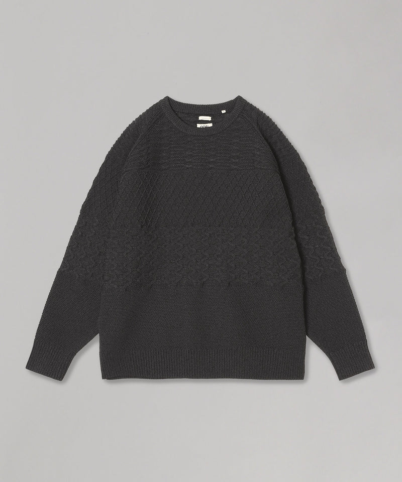 Crew Neck Sweater-nanamica-Forget-me-nots Online Store