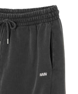 Pleated Track Pants Black-AVAVAV-Forget-me-nots Online Store