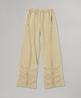 Pleated Track Pants Beige-AVAVAV-Forget-me-nots Online Store