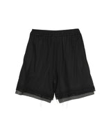 Mesh Shorts Black-AVAVAV-Forget-me-nots Online Store