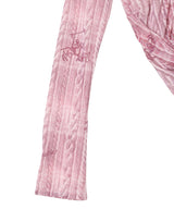Button-Up Shirt Aop Pink-AVAVAV-Forget-me-nots Online Store