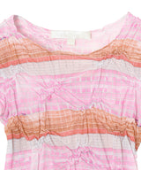 Surf Printed & Smocked T-Shirt-PONDER.ER-Forget-me-nots Online Store