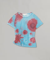 Daze Smocked T-Shirt-PONDER.ER-Forget-me-nots Online Store