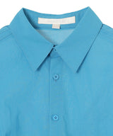 Ozone Sheer Smocked Shirt-PONDER.ER-Forget-me-nots Online Store