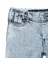 Runner Denim Trousers-PONDER.ER-Forget-me-nots Online Store