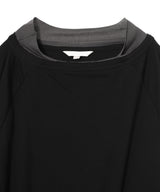 Hut Pleated Long T-Shirt-PONDER.ER-Forget-me-nots Online Store