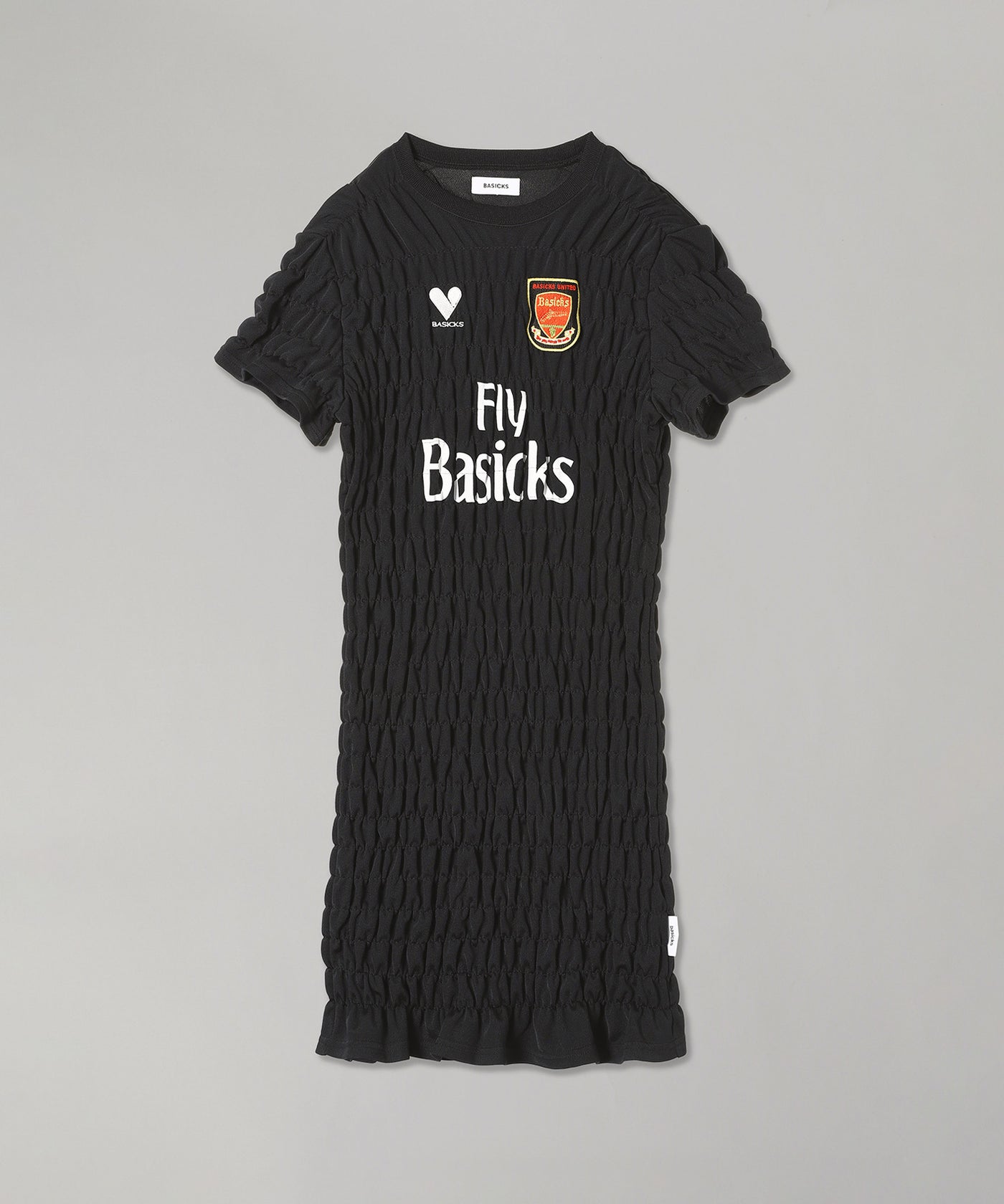 ベイシックス(BASICKS)｜Shirring Foootball Dress