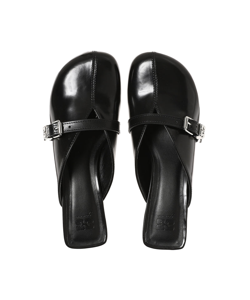 Sue Heeled Mule Box Oleatex-GANNI-Forget-me-nots Online Store