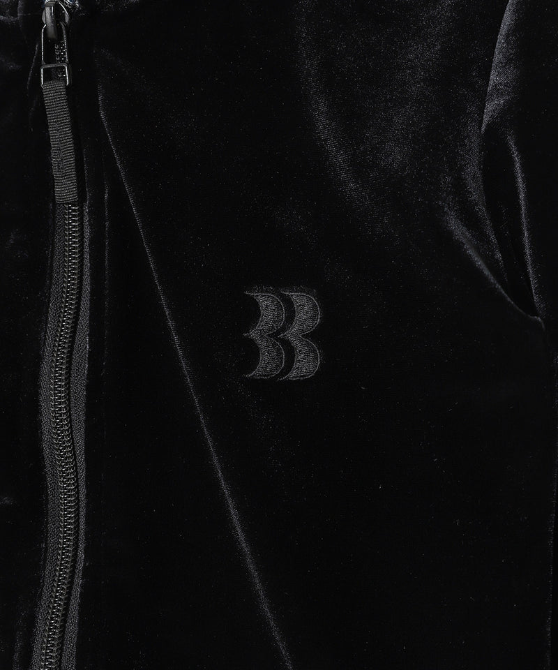 Micro Bra Velour Hoodie-BASICKS-Forget-me-nots Online Store