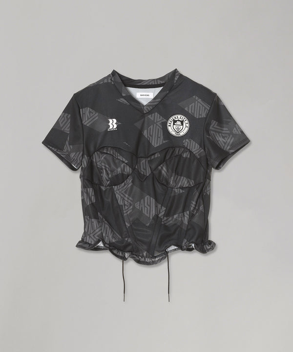Corset Football Shirt-BASICKS-Forget-me-nots Online Store