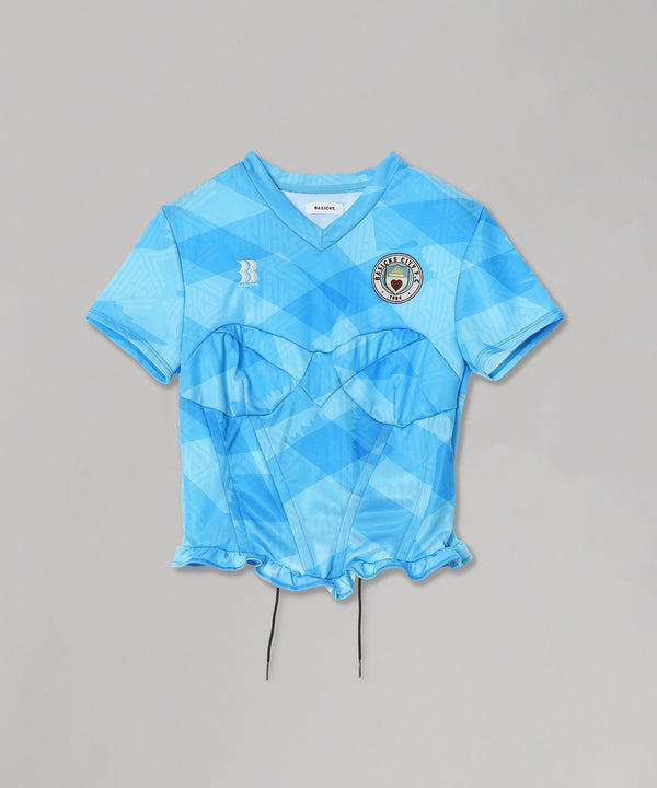Corset Football Shirt-BASICKS-Forget-me-nots Online Store