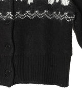 Heart Nordic Short Cardigan-BASICKS-Forget-me-nots Online Store