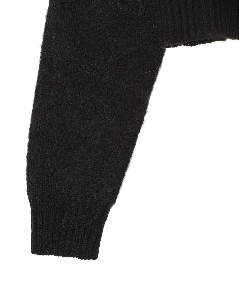 Heart Nordic Short Cardigan-BASICKS-Forget-me-nots Online Store