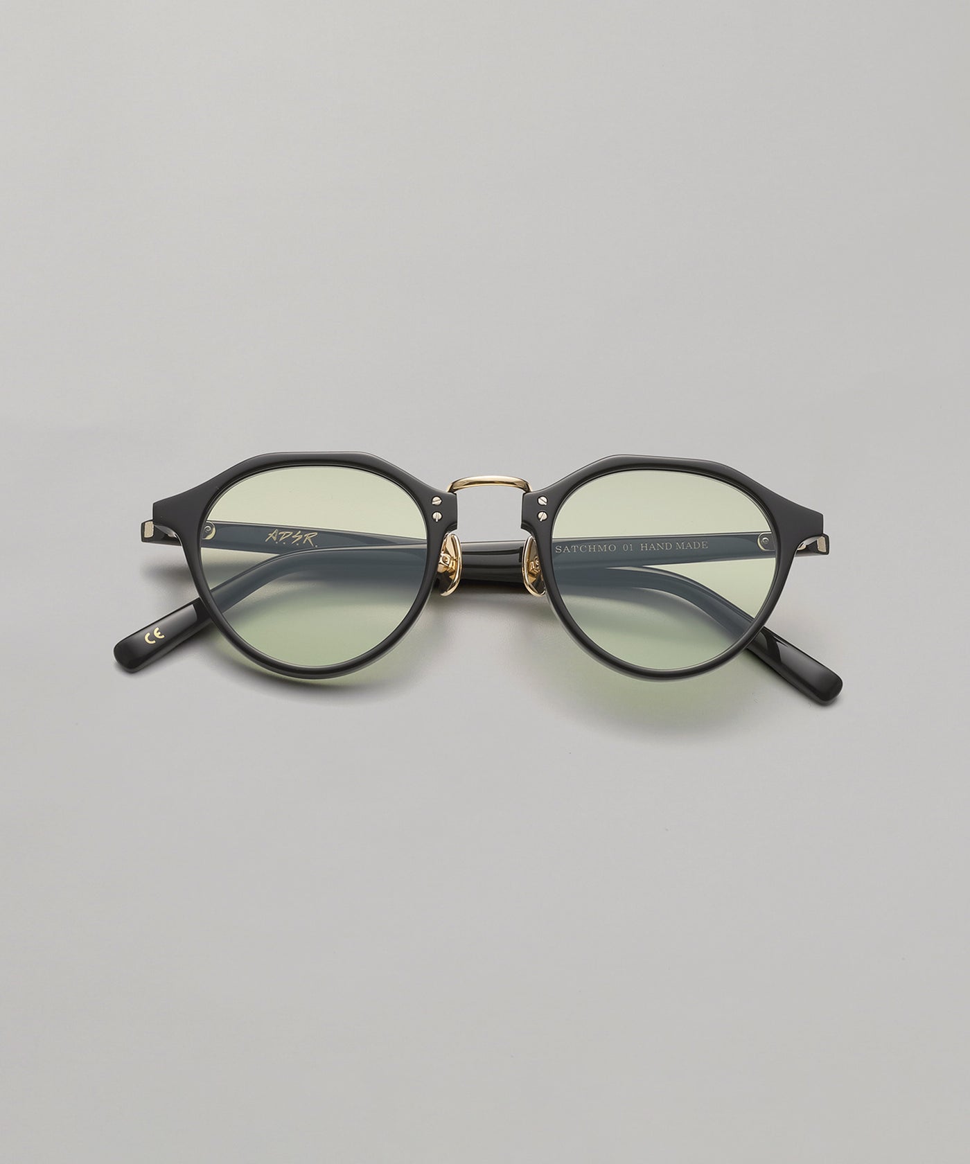 小物 SATCHMO 01b Shiny Black/SilverLightBrown A.D.S.R. SATCHMO(サッチモ) 01 シャイニーブラック/シルバー