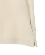 Regular Collar Polo - Cotton Pique-Needles-Forget-me-nots Online Store