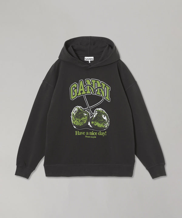 Isoli Cherries Oversized Hoodie-GANNI-Forget-me-nots Online Store