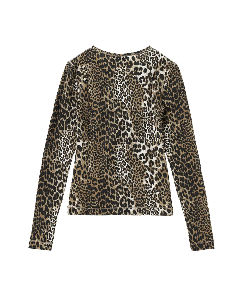 Soft Cotton Rib Leo Long Sleeve