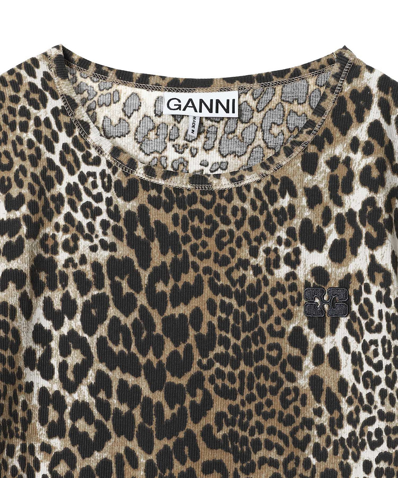 Soft Cotton Rib Leo Long Sleeve