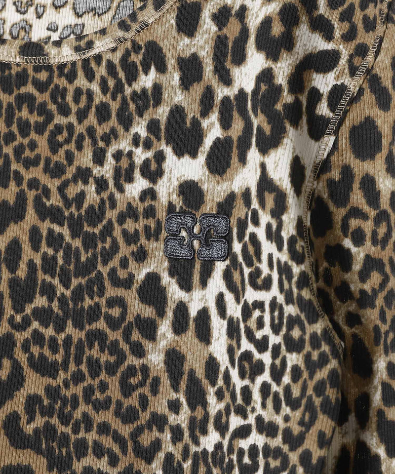 Soft Cotton Rib Leo Long Sleeve