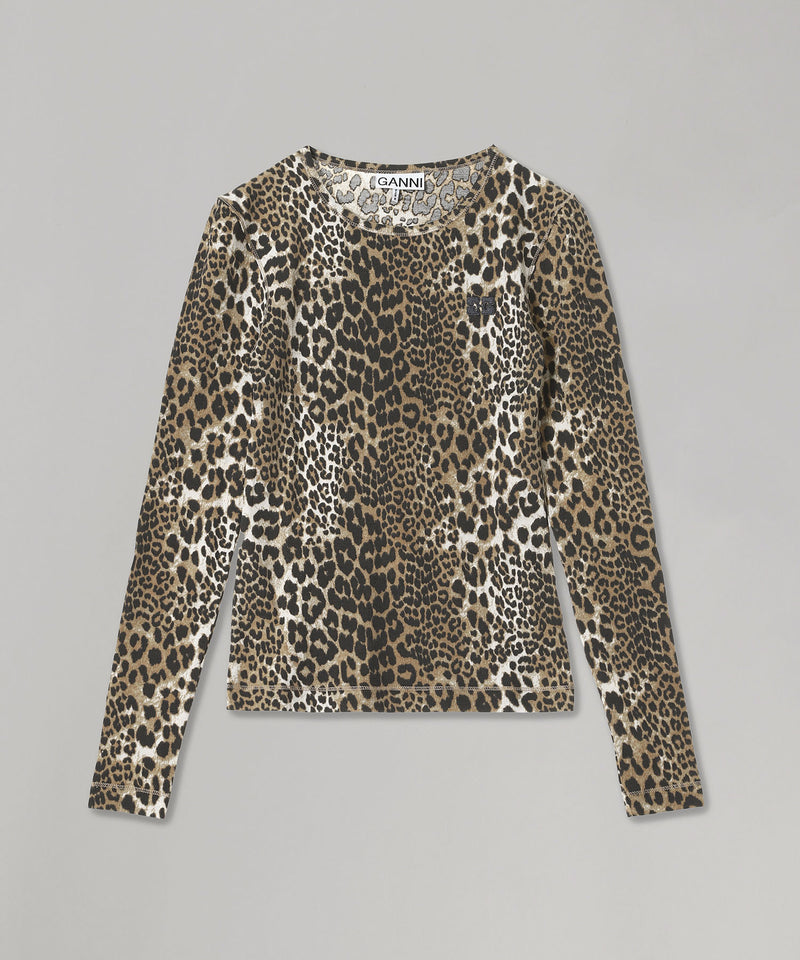 Soft Cotton Rib Leo Long Sleeve