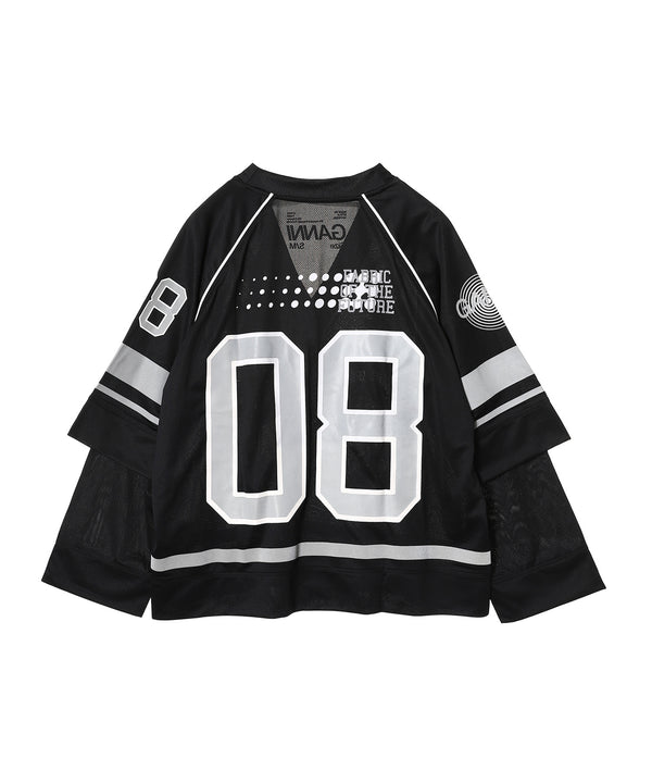 Cycora Jersey Oversized Long Sleeve-GANNI-Forget-me-nots Online Store