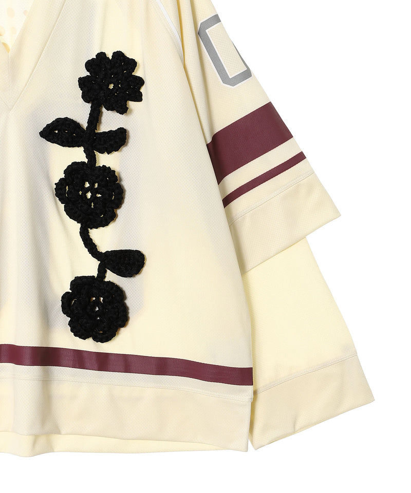 Cycora Jersey Oversized Long Sleeve-GANNI-Forget-me-nots Online Store