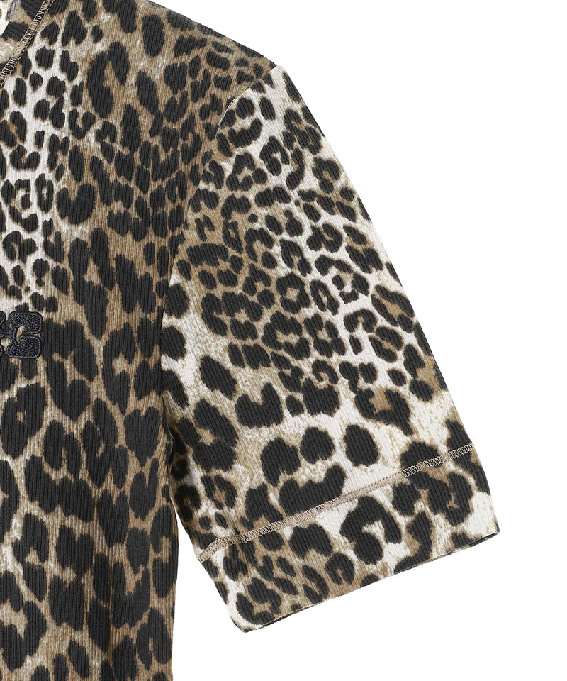 Soft Cotton Rib Short Sleeve T-Shirt