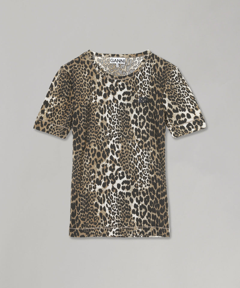 Soft Cotton Rib Short Sleeve T-Shirt