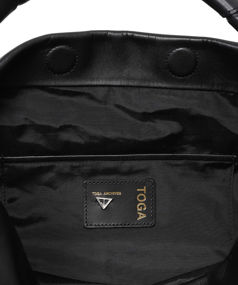 Leather Ribbon Bag Big-TOGA-Forget-me-nots Online Store