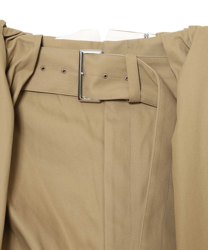High Twist Twill Wide Pants