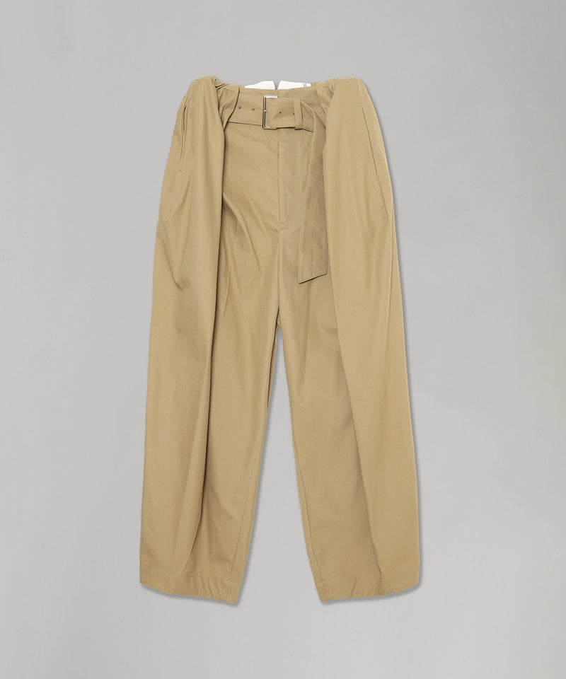 High Twist Twill Wide Pants
