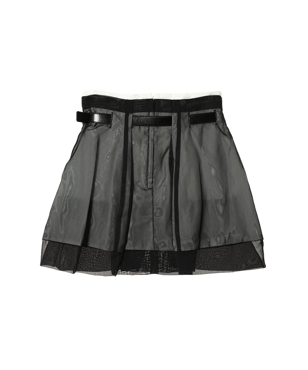 Mesh Mini Skirt