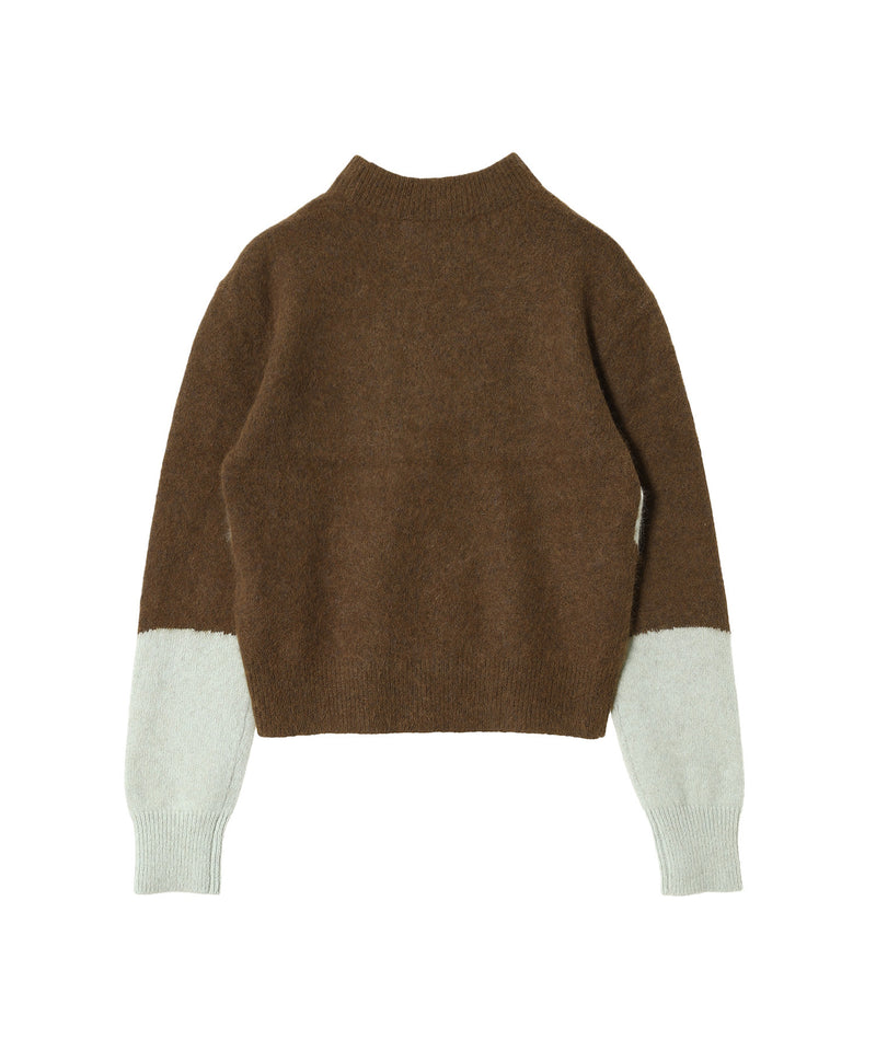 Bicolor Knit Pullover-TOGA-Forget-me-nots Online Store