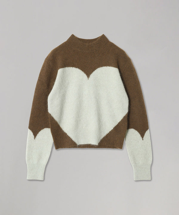 Bicolor Knit Pullover