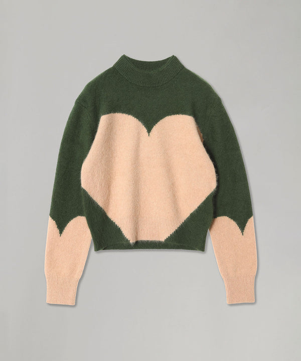 Bicolor Knit Pullover