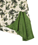 Flower Canvas Bonding Skirt-TOGA-Forget-me-nots Online Store