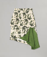 Flower Canvas Bonding Skirt-TOGA-Forget-me-nots Online Store